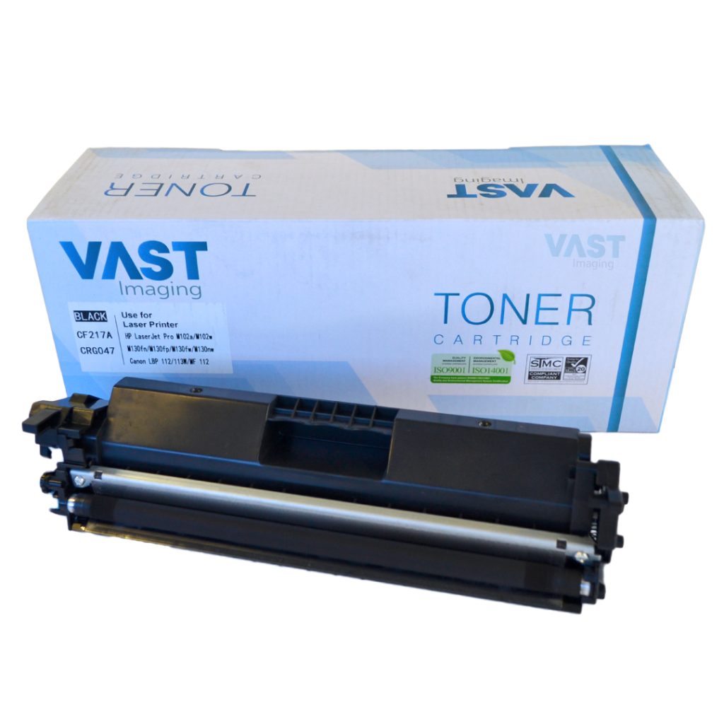 Vast Imaging HP CF217A/CANON CRG047 Black Toner - MFP