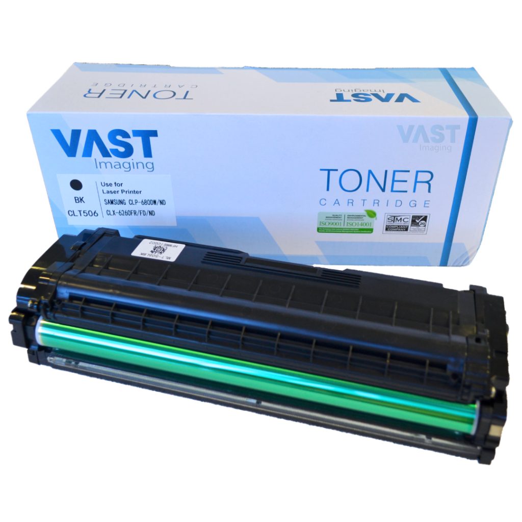 Vast Imaging SAMSUNG CLT506 Black Toner - Samsung CLP-680DW, CLP-680ND