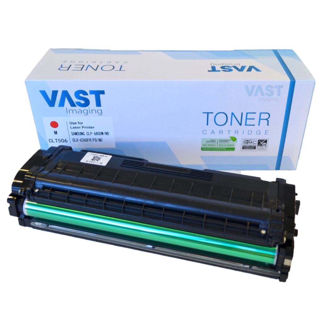 Vast Imaging SAMSUNG CLT506 Magenta Toner - Samsung CLP-680DW, CLP-680ND
