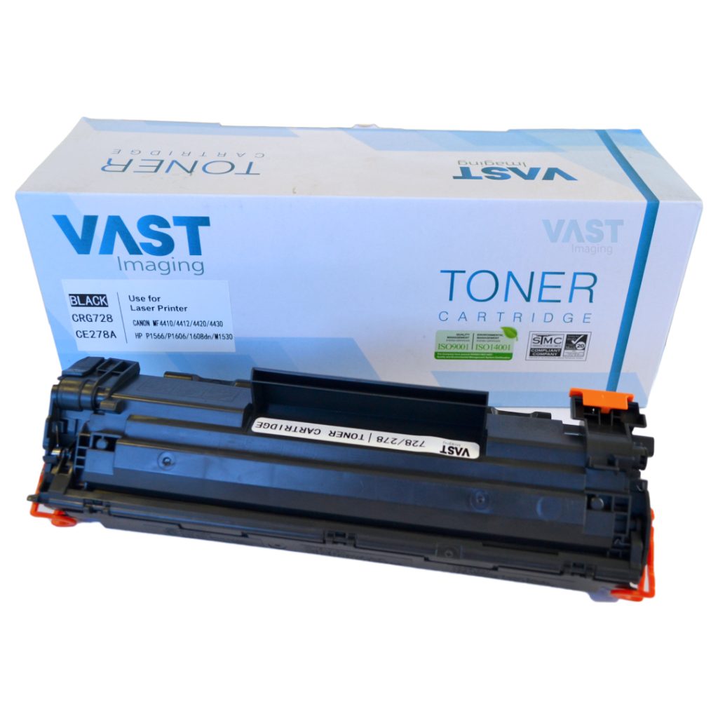 Vast Imaging HP CE178A/CANON CRG728 Black Toner - M15, P1566
