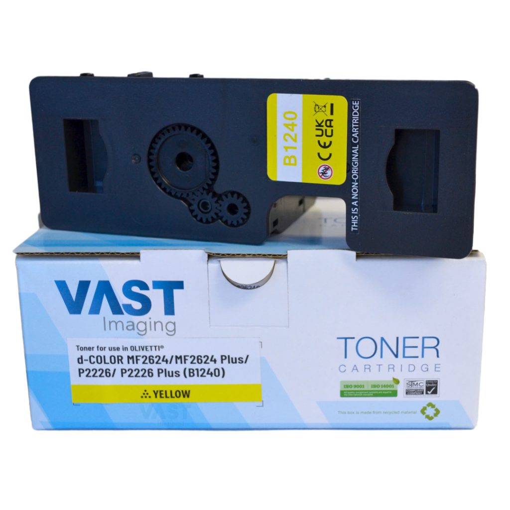 Vast Imaging TK5240 Yellow Toner for Olivetti MF2624/P2226 (3000 pages @ 5%)