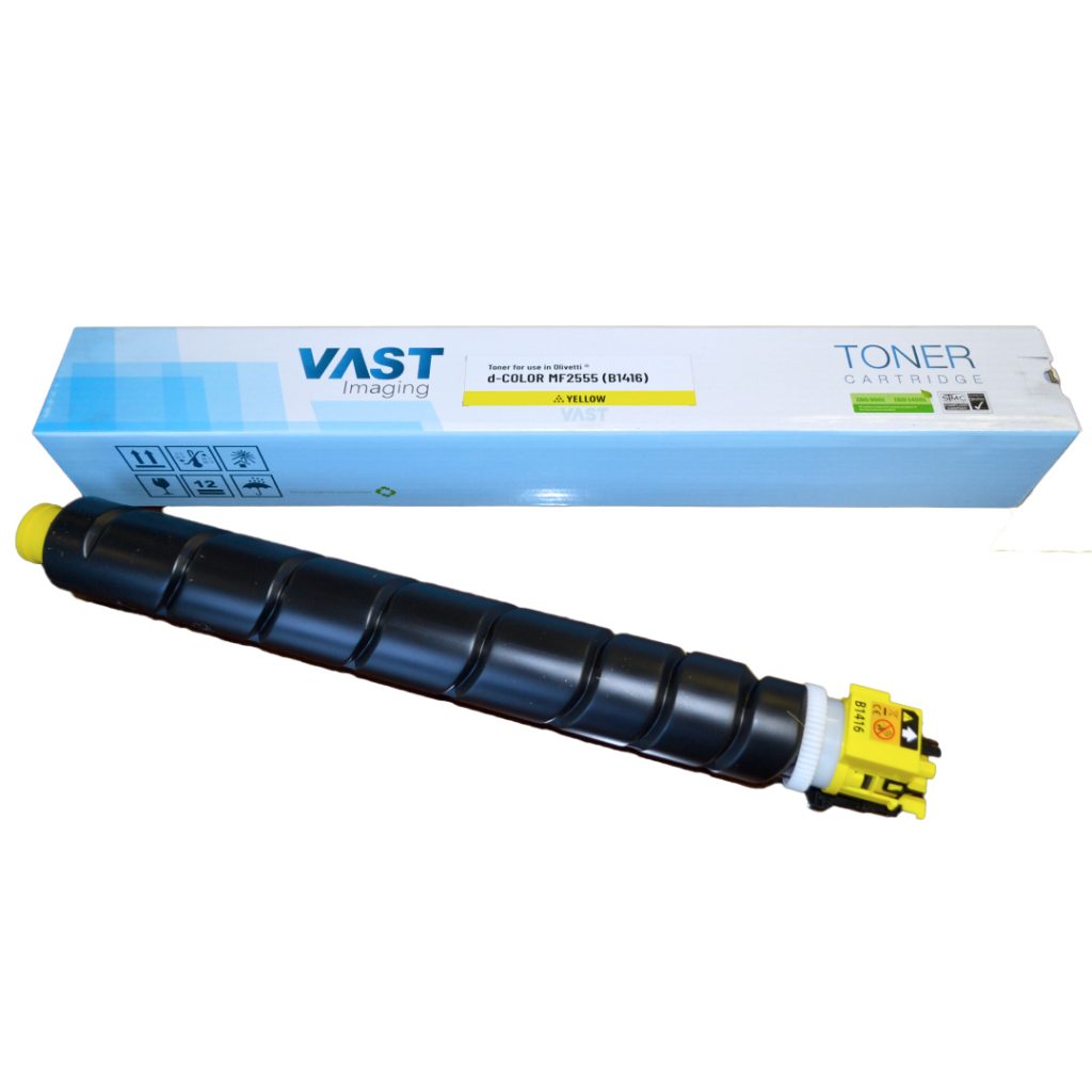 Vast Imaging TK8365 Yellow Toner for Kyocera TASKalfa 2554ci (15000 pages @ 5%)