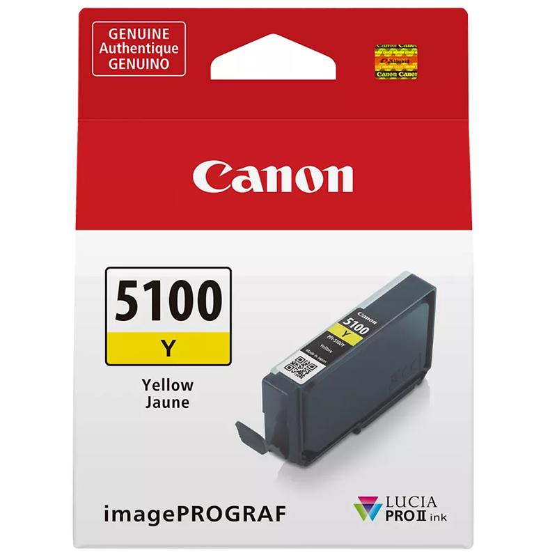 Original Canon PFI-5100 Y Ink Cartridge