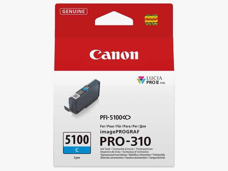 Original Canon PFI-5100 C Ink Cartridge