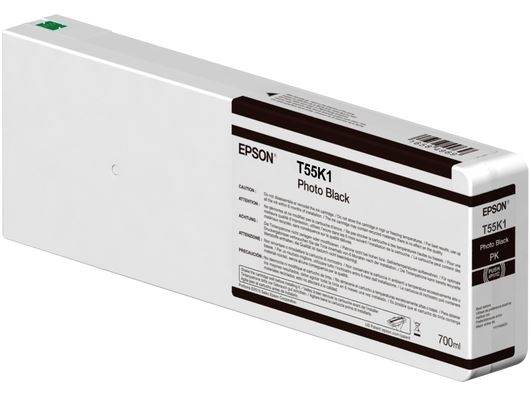 Epson Singlepack Photo Black T55K100 UltraChrome HDX/HD 700ml