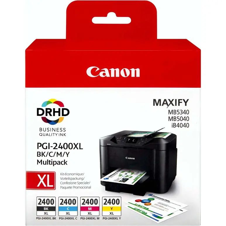 Original Canon PGI-2400XL BK/C/M/Y MULTIPACK Ink Cartridge