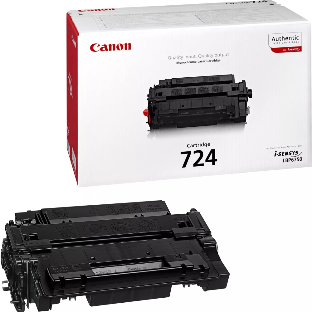 Original Canon CRG 724 BK Toner Cartridge