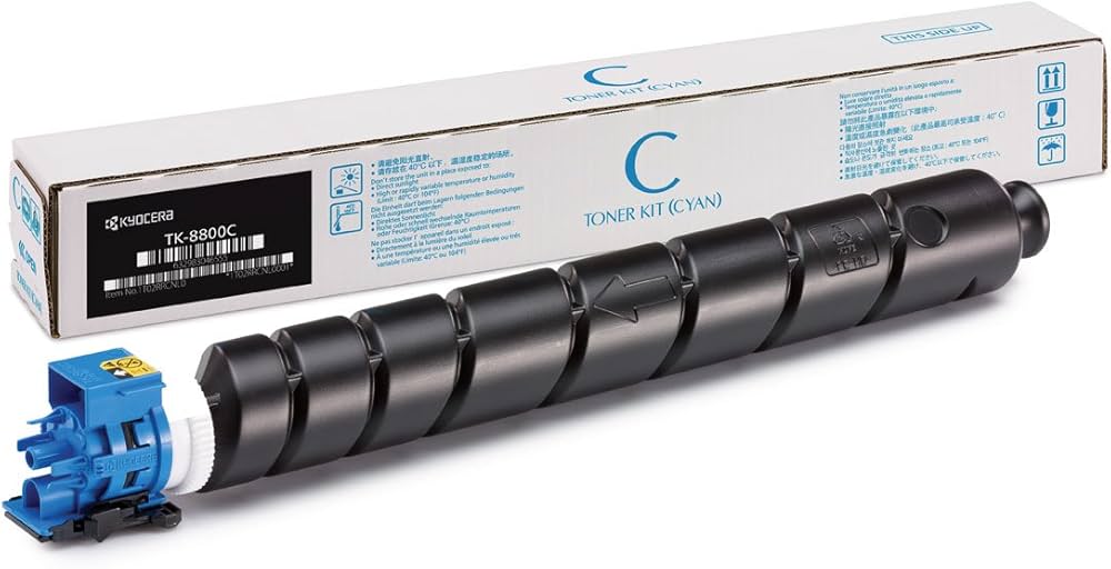 Original Kyocera TK-8800C Cyan Toner Cartridge