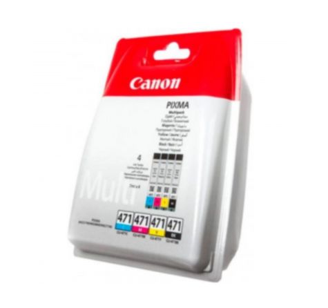 Original Canon CLI-471 BK/C/M/Y MULTIPACK Ink Cartridge