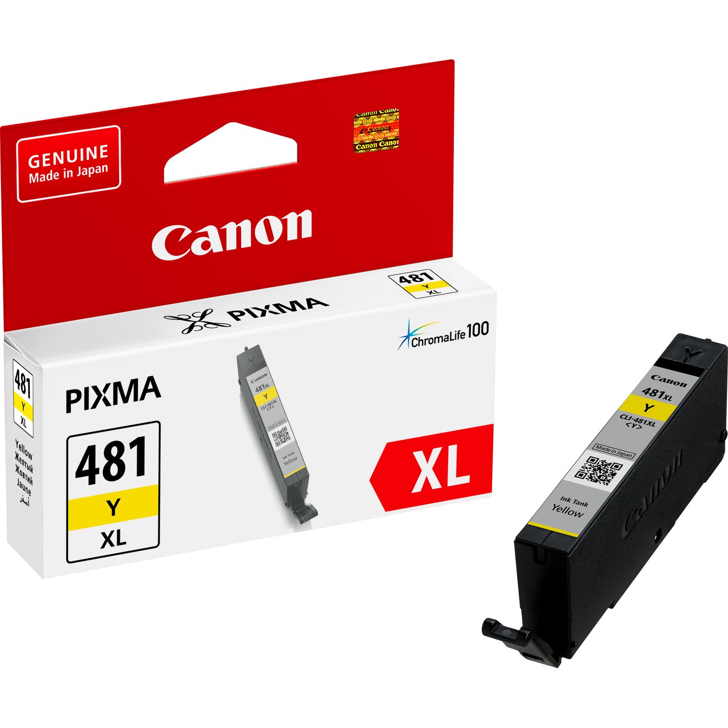 Original Canon CLI-481 XL Y Ink Cartridge