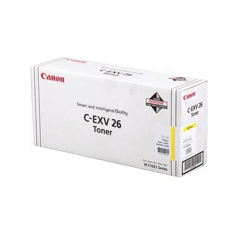 Original Canon C-EXV 26 Yellow Toner Cartridge