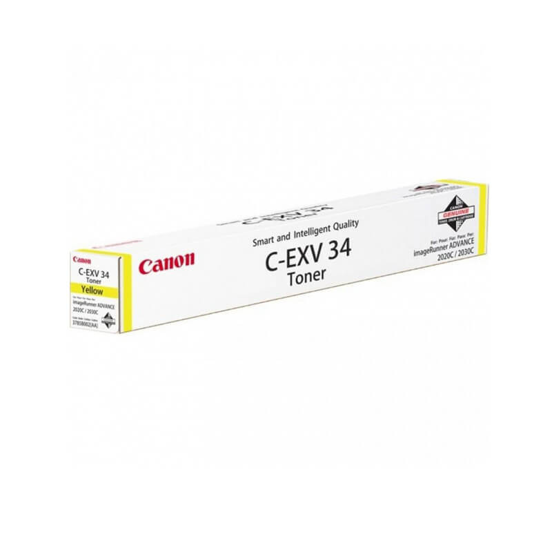 Original Canon C-EXV 34 Yellow Toner Cartridge