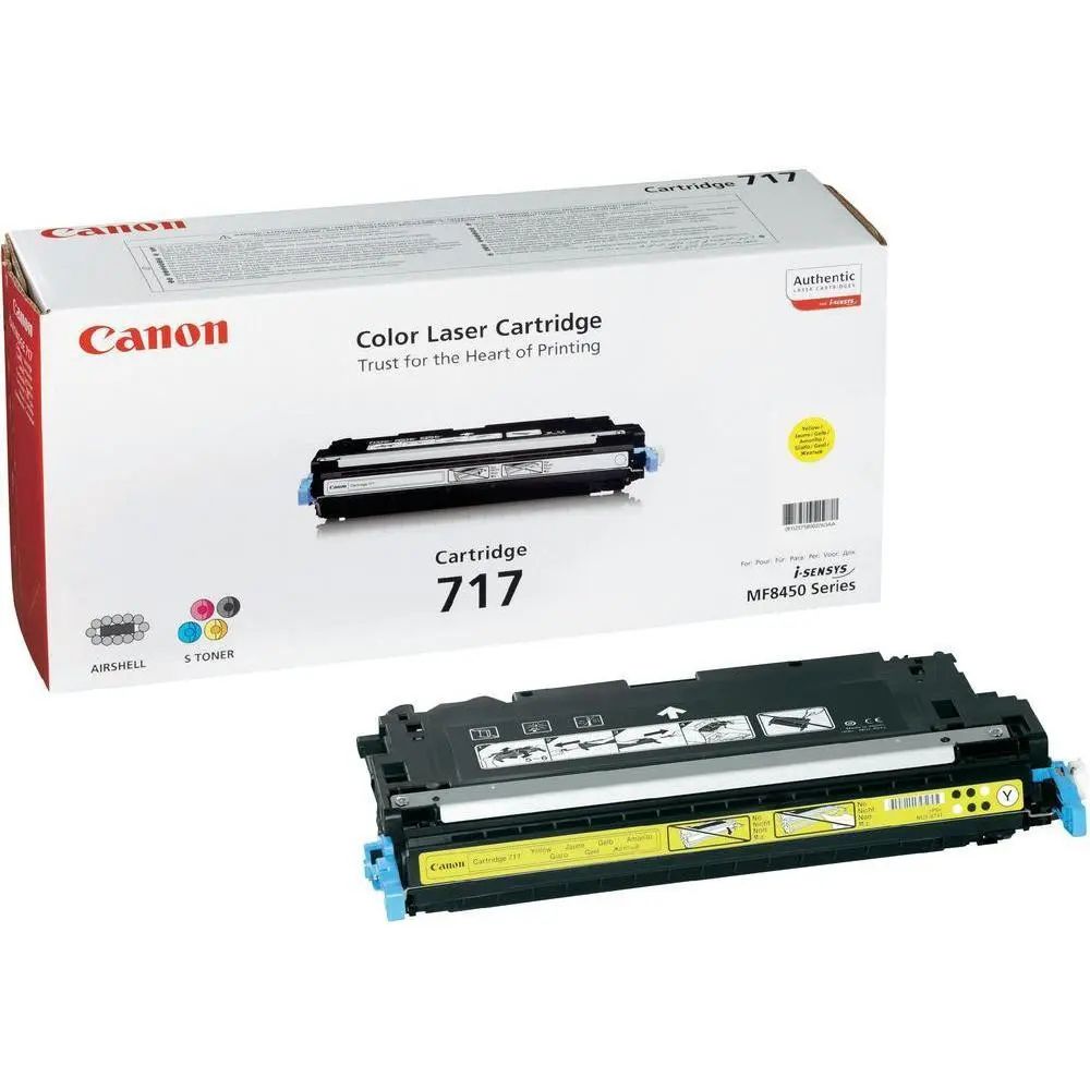 Original Canon CRG 717 Y Toner Cartridge