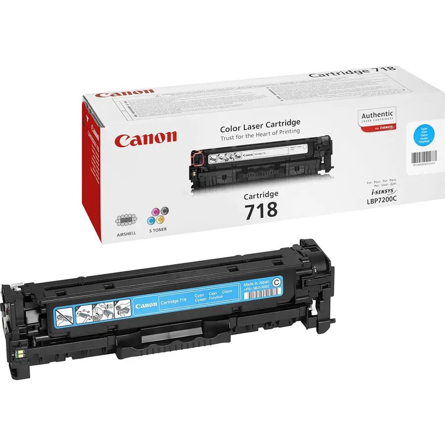 Original Canon CRG 718 C Toner Cartridge