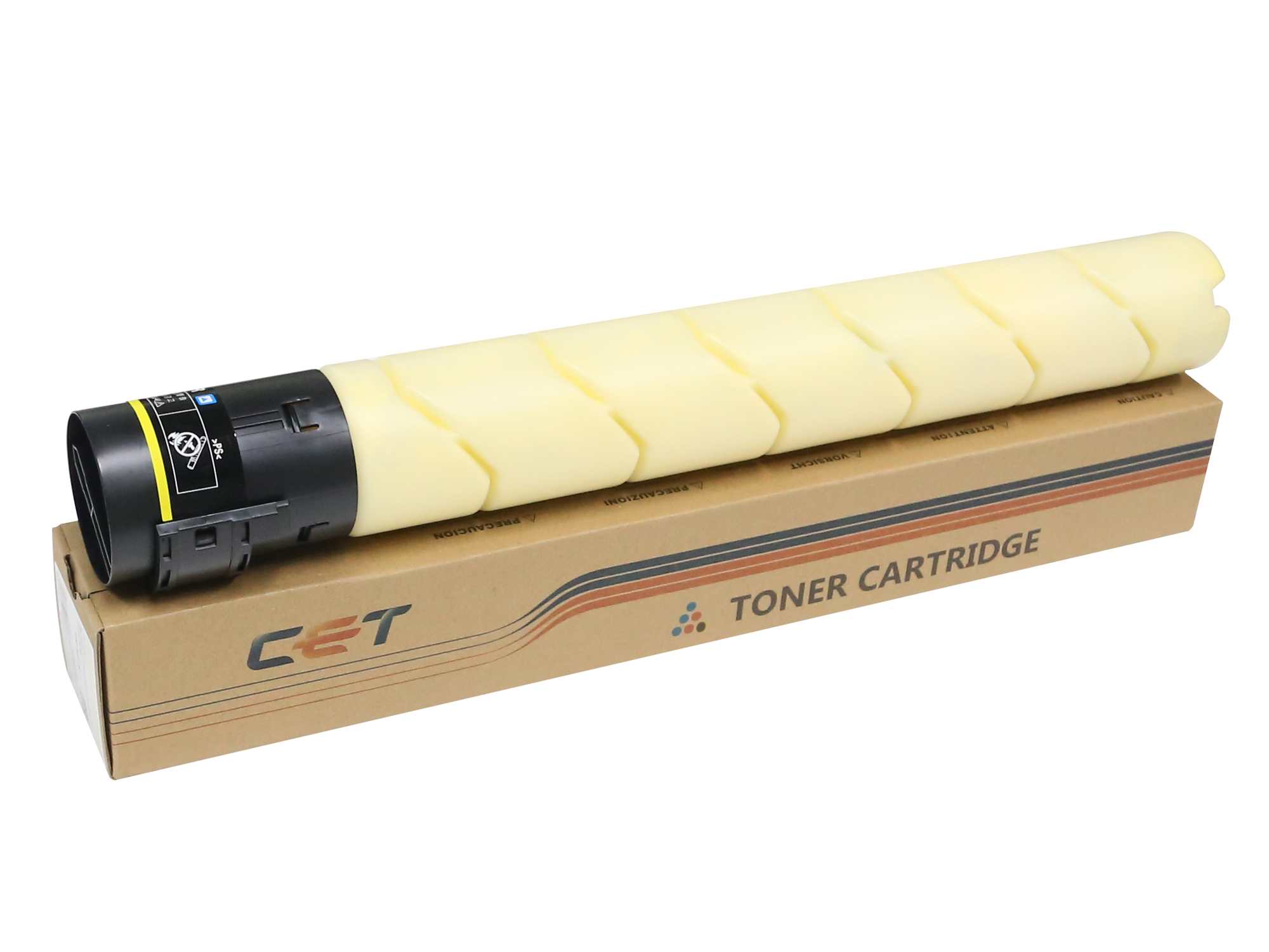 CET TN221Y Yellow Toner Cartridge for Konica Minolta BIZHUB C227 / BIZHUB C287