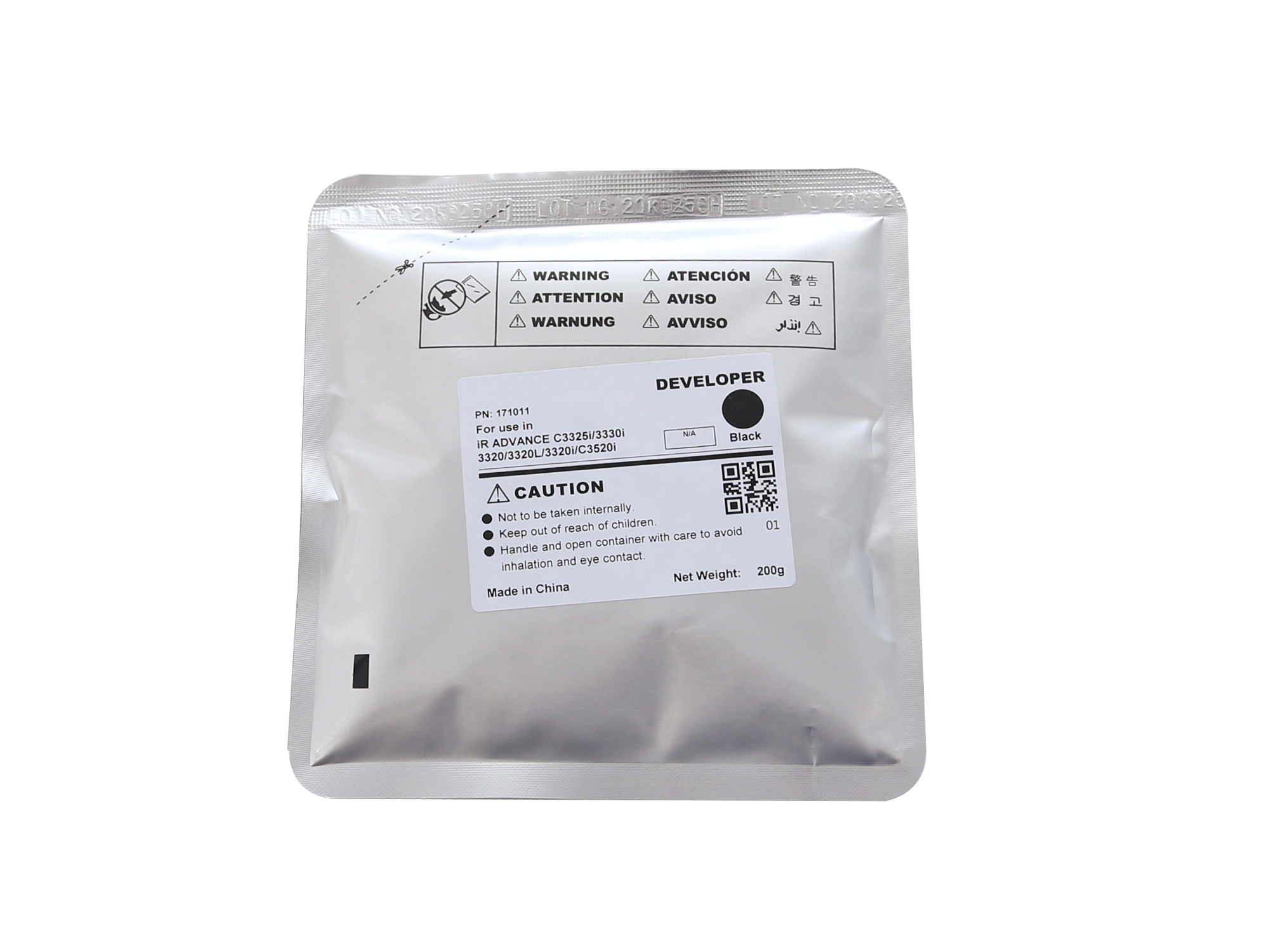 CET Black Developer for Canon iR 2725 / iR 2725i / 2730i / 2735i / 2745i / iR 2925 & 9 more