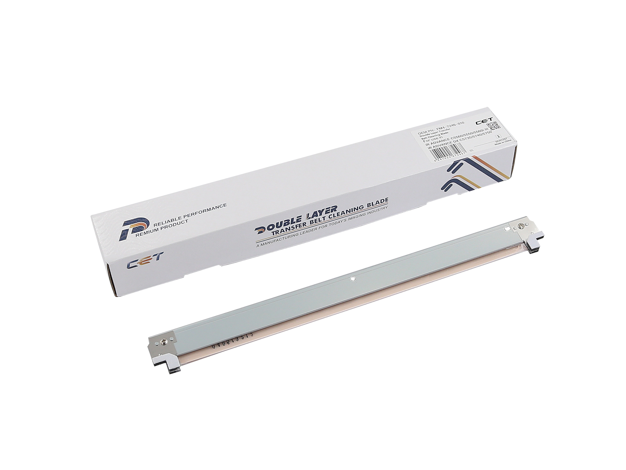 CET Fm4-7246-010 Transfer Belt Cleaning Blade for Canon iR ADV C5030 / C5035 / C5045 / C5051 / C5235 / C5240 & 9 more