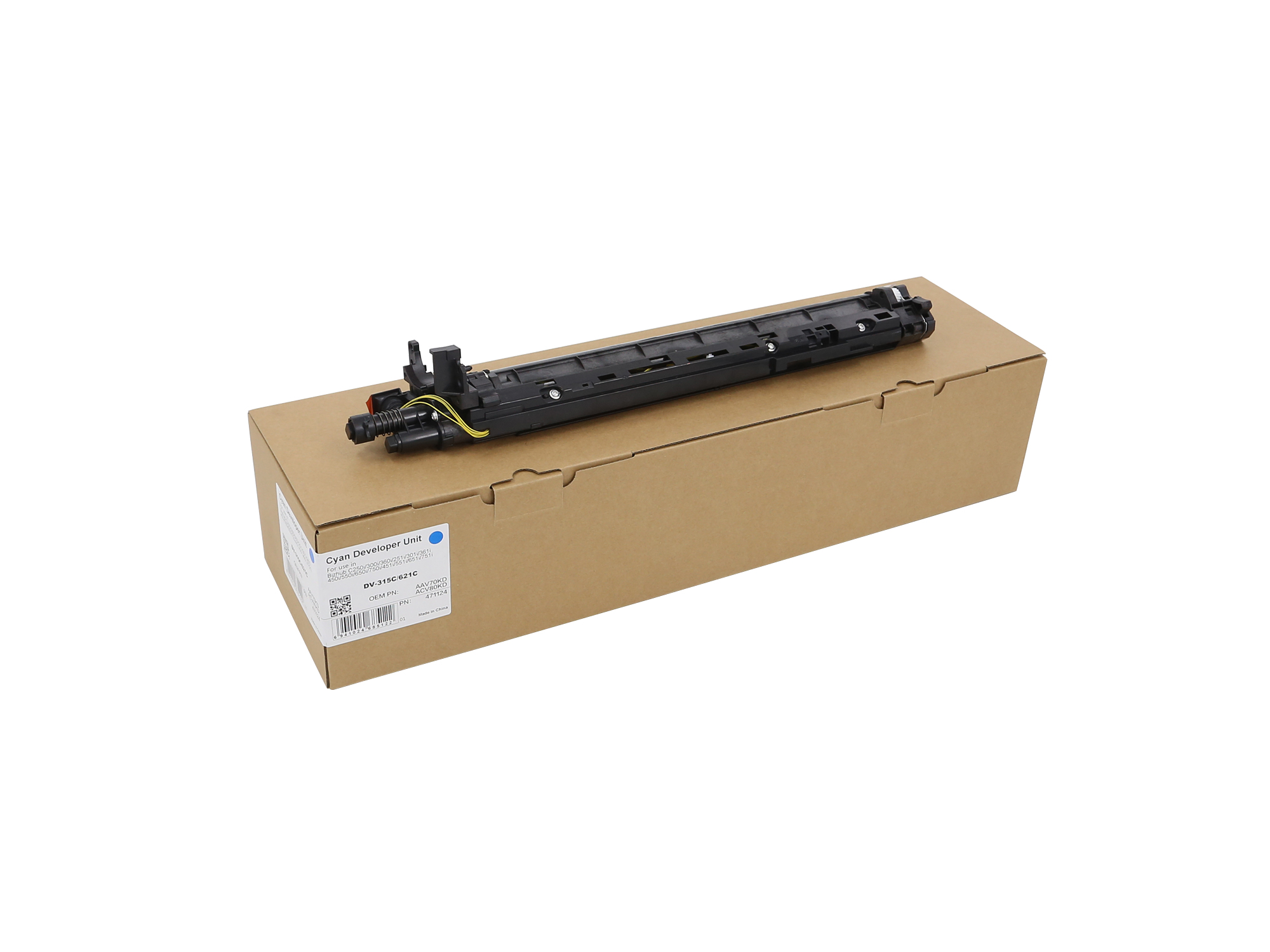 CET Dv315C Cyan Developer for Konica Minolta BIZHUB C250i / C300i / C360i / C450i / C550i / C650i