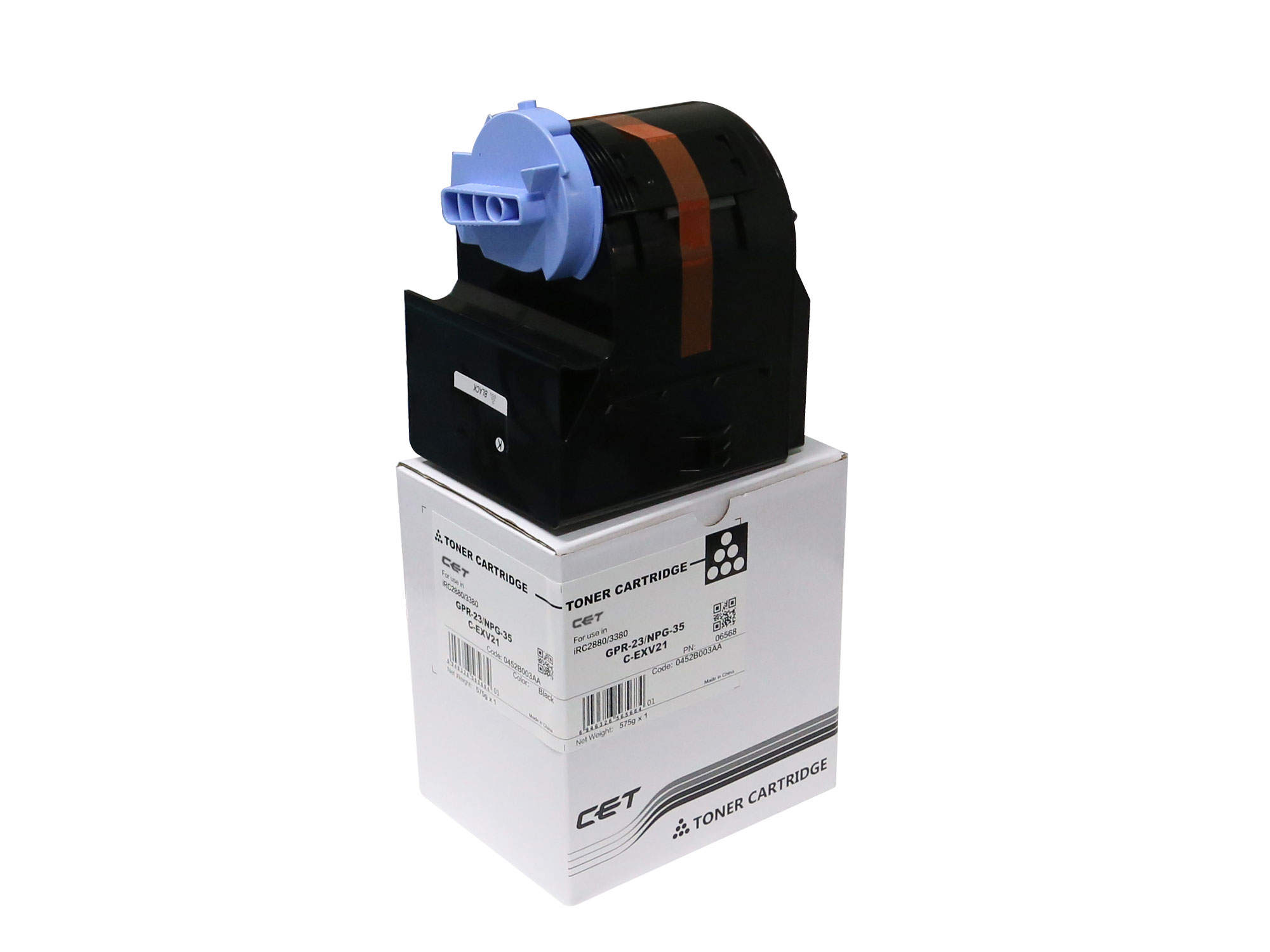 CET C-EXV21 NPG-35 GPR-23 0452B002AA Black Toner Cartridge for Canon IR C 2380 I / IR C 2550 / IR C 2550 F / IR C 2550 I / IR C 2880 / IR C 2880 F & 7 more