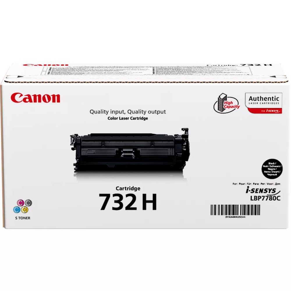 Original Canon CRG 732 BK - 12K Toner Cartridge