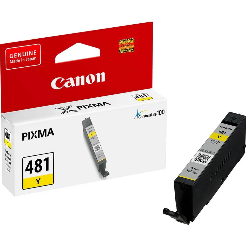 Original Canon CLI-481 Y Ink Cartridge