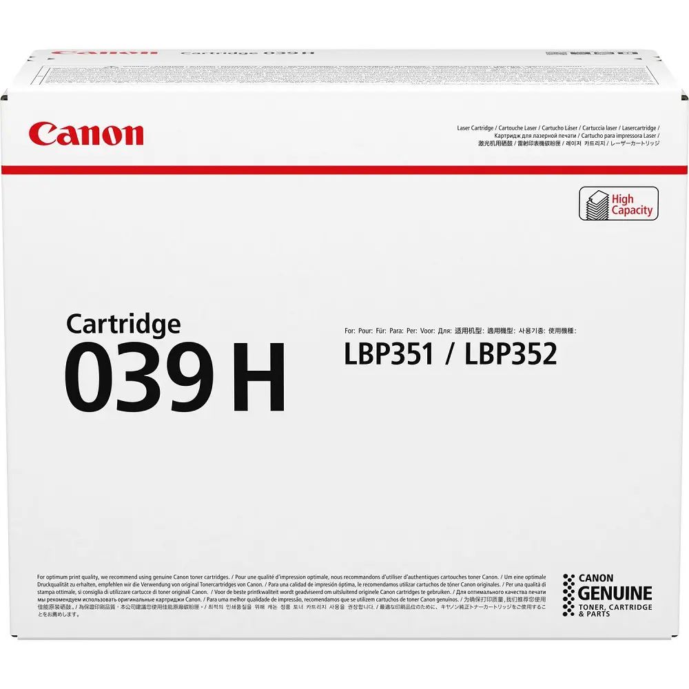 Original Canon CRG 039H BK Toner Cartridge
