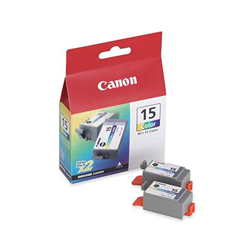 Canon BCI-15 Colour Twinpack Ink Cartridge
