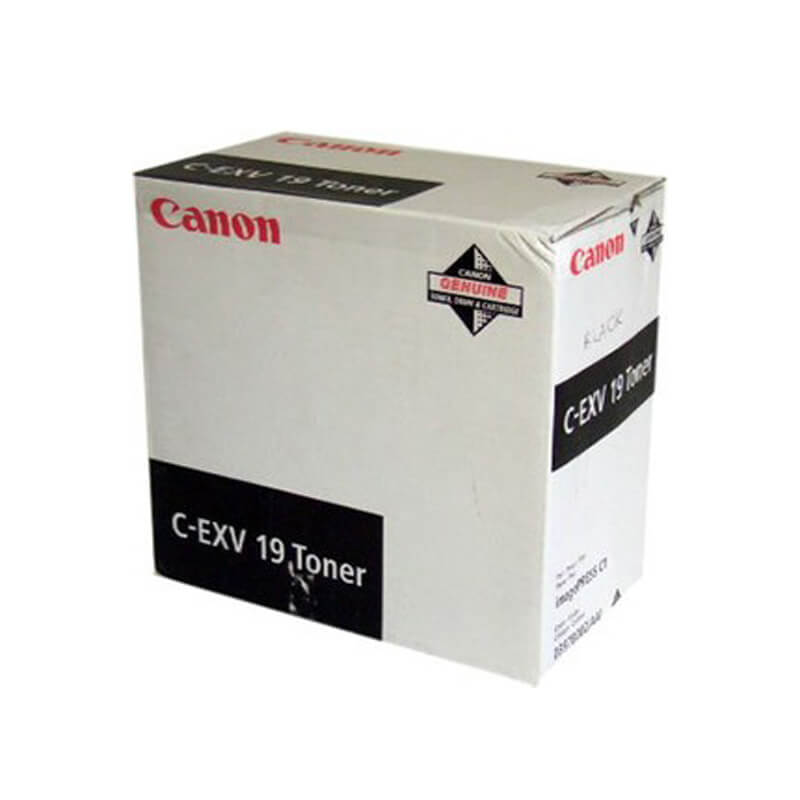Original Canon C-EXV 19 Black Toner Cartridge