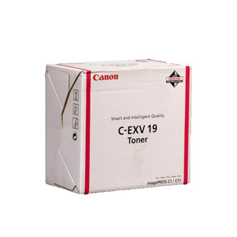 Original Canon C-EXV 19 Magenta Toner Cartridge