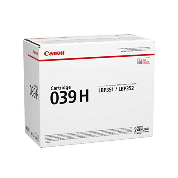 Original Canon CRG 039H Black Toner Cartridge