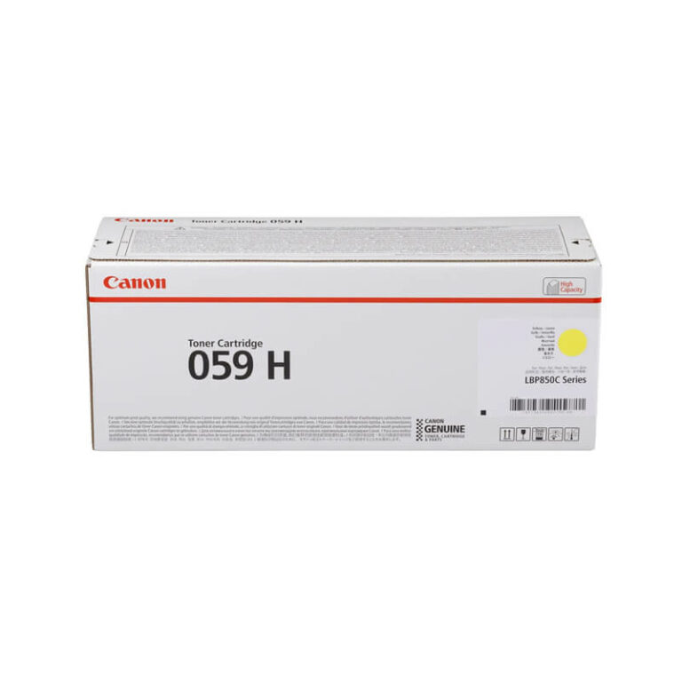 Original Canon CRG 059H Yellow Toner Cartridge