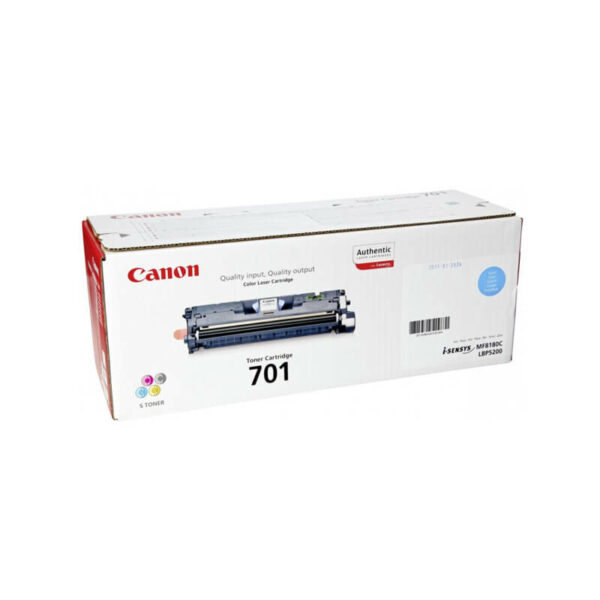 Original Canon CRG 701 Cyan Toner Cartridge