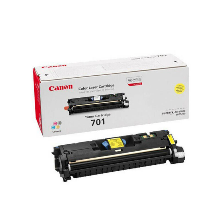 Original Canon CRG 701 Yellow Toner Cartridge