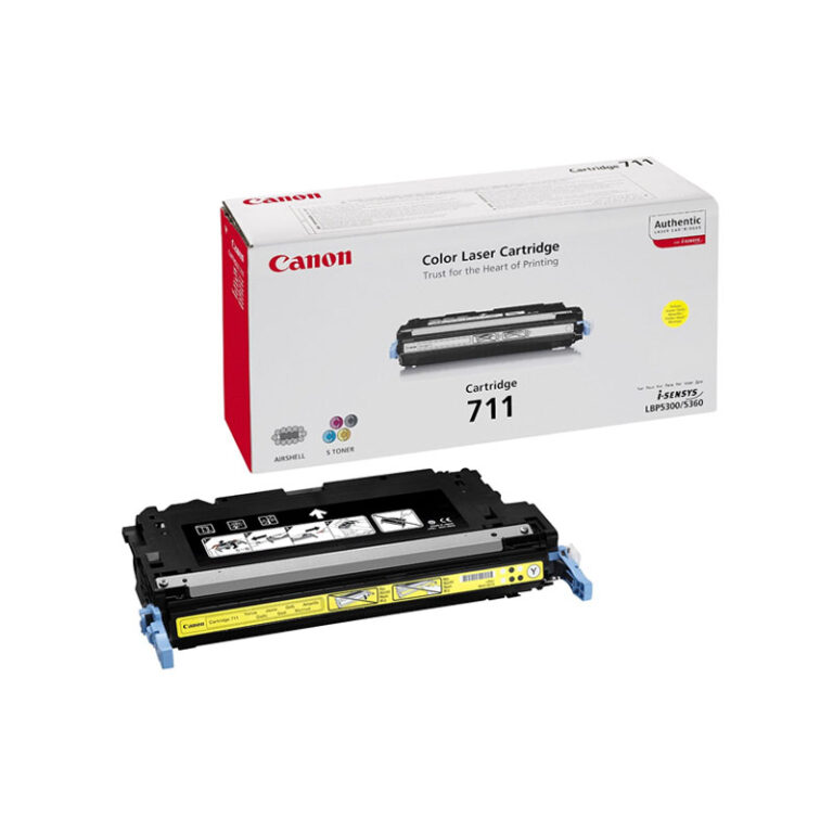 Original Canon CRG 711 Yellow Toner Cartridge