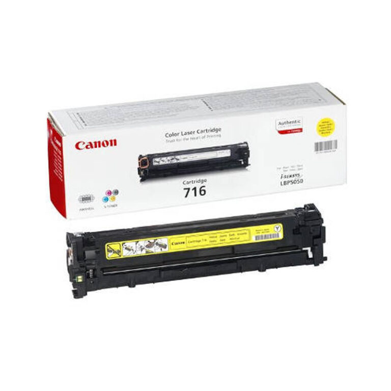 Original Canon CRG 716 Yellow Toner Cartridge