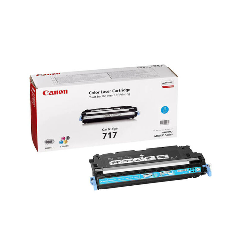 Original Canon CRG 717 Cyan Toner Cartridge