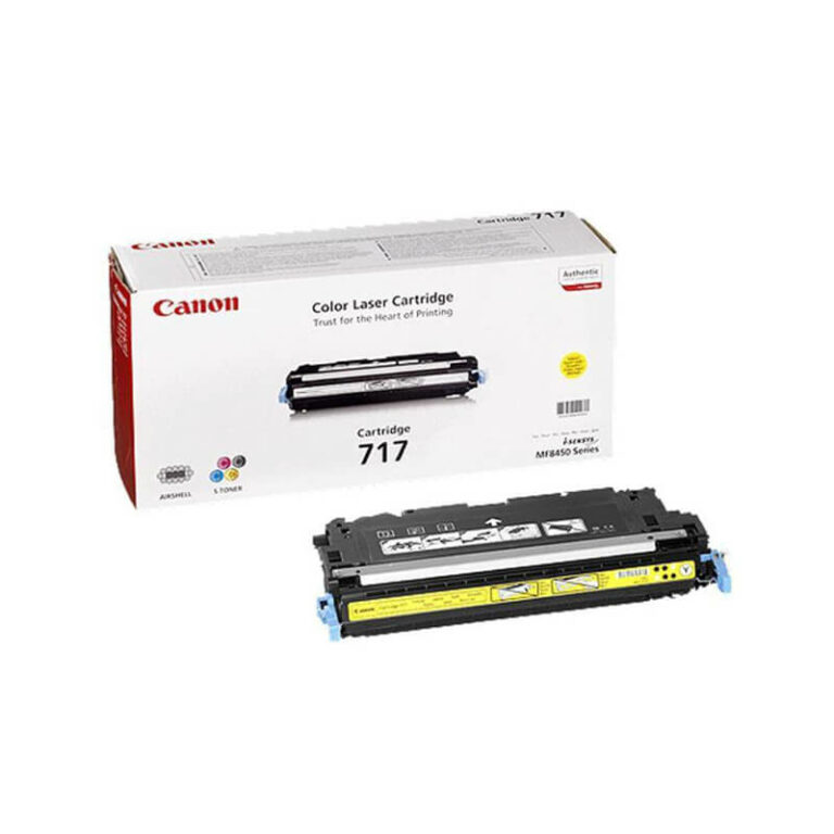 Original Canon CRG 717 Yellow Toner Cartridge