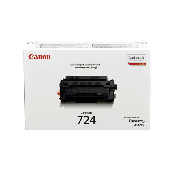Original Canon CRG 724 Black Toner Cartridge