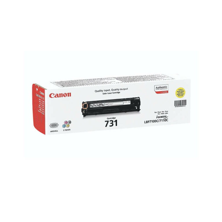 Original Canon CRG 731 Yellow Toner Cartridge