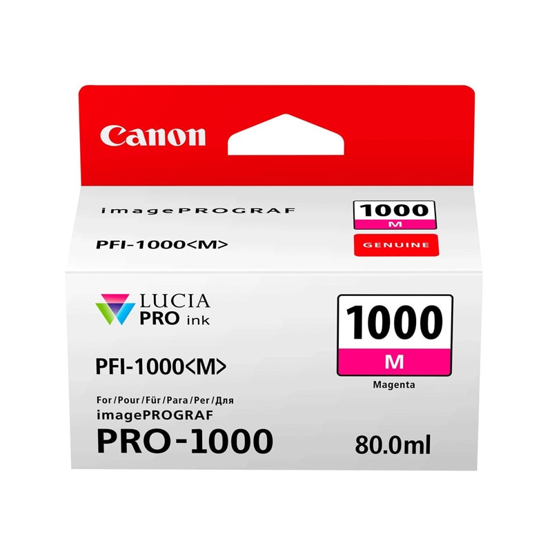 Original Canon PFI-1000 Magenta Ink Cartridge