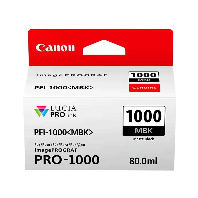 Original Canon PFI-1000 Matte Black Ink Cartridge