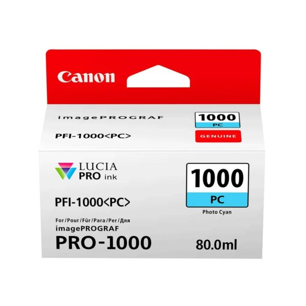 Canon PFI-1000 Photo Cyan Ink Cartridge