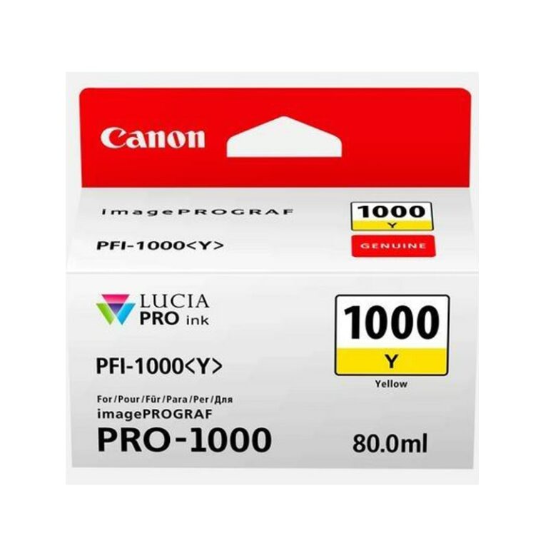 Canon PFI-1000 Yellow Ink Cartridge