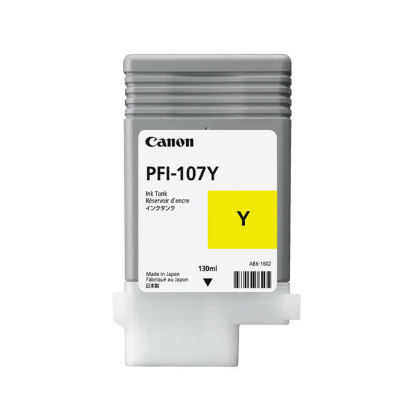 Canon PFI-107 Yellow Ink Catridge