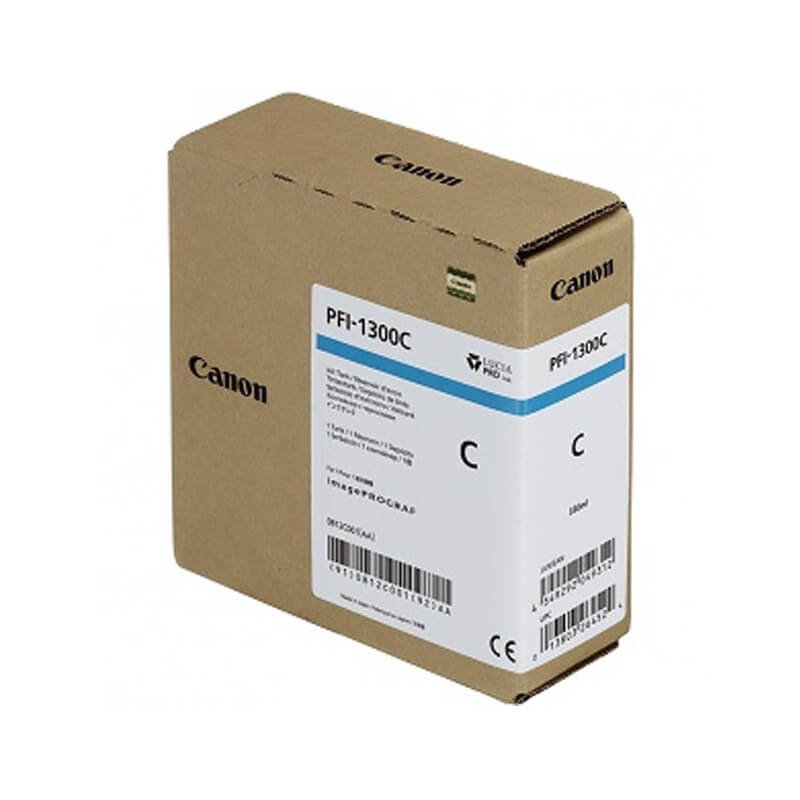 Original Canon PFI-1300 Cyan Ink Cartridge