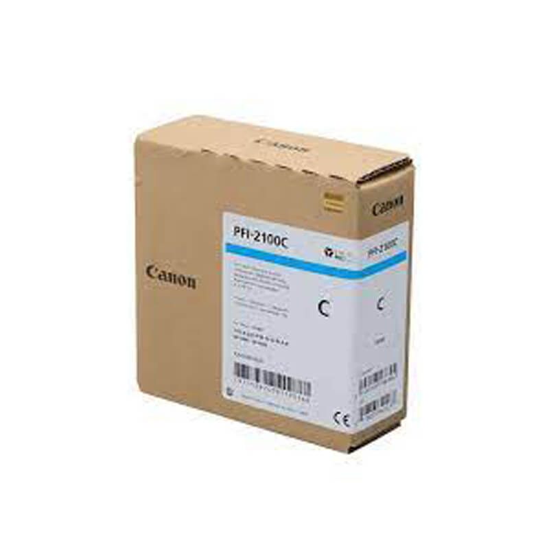 Original Canon PFI-2100 Cyan Ink Cartridge