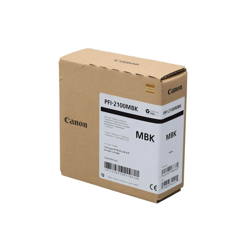 Original Canon PFI-2100 Matte Black Ink Cartridge