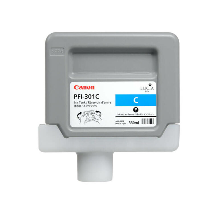 Canon PFI-301 Cyan Ink Catridge