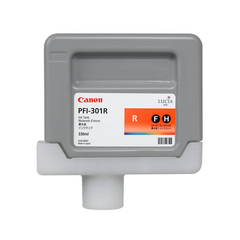 Original Canon PFI-301 Red Ink Catridge