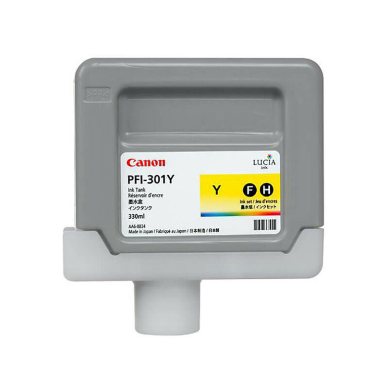 Canon PFI-301 Yellow Ink Catridge